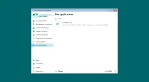 Mes applications WinRE